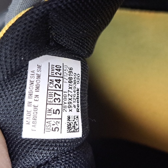 Reebok Zig Dynamica Running Shoes Big Kids 5.5 or Women's 7.5 24cm - Picture 11 of 17